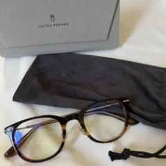 UNITED ARROWS zoff メガネ 度なし ブルーライトカット
