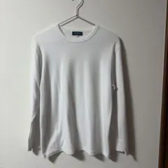 BACKNUMBER バックナンバー ワッフル長袖 Tシャツ ホワイト Lサイズのサムネイル