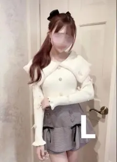 Lilymerry 衿付きニットプルオーバー もえにゃ しまむら mars 風