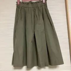 SIMPL ICITE オリーブ フレアスカート