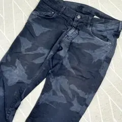H&M スキニーパンツ だいだい ブラック ホワイト 34×34