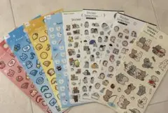 セリア ダイソー シールまとめ売り ステッカー ピクセルアートステッカー
