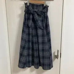 チェック柄 ネイビー