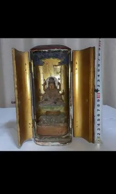 レア 厳島大弁財天御本尊大願寺 仏像 厨子 - メルカリ