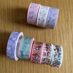 サンリオ　マスキングテープ　マイメロ　クロミ　キキララ　8個セットのサムネイル