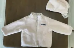 【SHIPS KIDS】撥水フラワーボアリバーシブルジャケット ピンク100