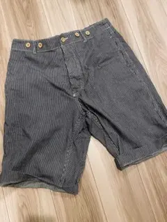 ★MHL.★ヒッコリー★ストライプ★ショートパンツ ★美品★Mサイズ★USED★のサムネイル
