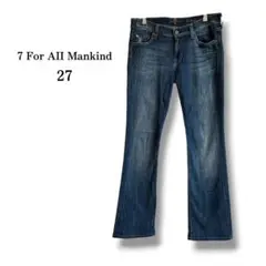【7For All Mankind】ブーツカットデニム　ウォッシュ加工　Y2Kのサムネイル