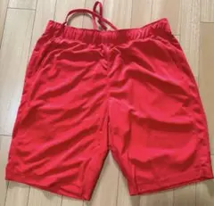 ユニクロ ハーフパンツ メンズ スポーツ 赤 L