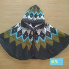 フード付きポンチョ 70〜80　Ampersand