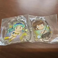 うる星やつら　ラムちゃん＆あたるキラキラストラップ