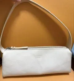 ケイトスペード Kate spade★ホワイトレザー クラッチバッグ　訳あり