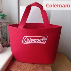 Colemamコールマン×コカコーラ　フェルトトートバック新品未使用品　人気商品
