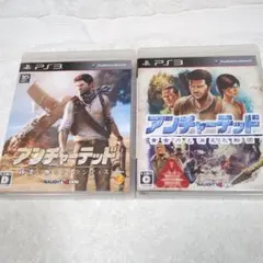 アンチャーテッド 砂漠に眠るアトランティス & 黄金刀と消えた艦隊　動作確認なし