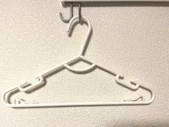 【aiaiさま専用】キッズ用 10本セット ホワイト プラスチックハンガー