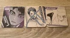 ハイキュー アートコースター 牛島若利　天童悟