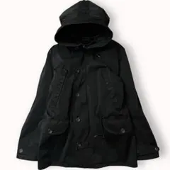 Ten c 黒 モッズコート フード付き ガーメント付き Ten c 黒 モッズコート フード付き ガーメント付き tenc