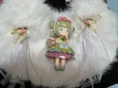 ハンドメイド　白バッグ