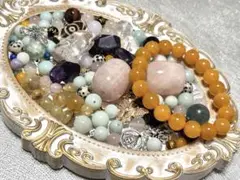 （564)天然石まとめ売り◆200グラム◆B品あり◆ルチルクォーツあり