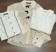 ZARA 長袖シャツ 3点セット（Lサイズ）のサムネイル