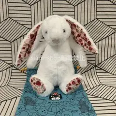 超人気 かわいい JELLYCATウサギ　触り心地が柔らかい 白