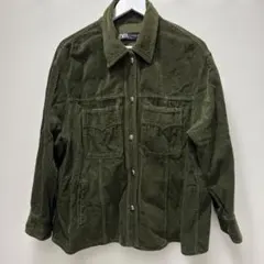 【ZARA】 オリーブグリーン コーデュロイジャケット