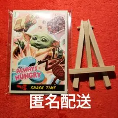マンダロリアン アンド グローグー ハガキサイズキャンバスマグネット グローグー
