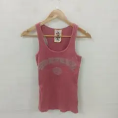 8.8◎M474◎リプレイ◎タンクトップ◎ピンク◎ラインストーン◎ロゴのサムネイル