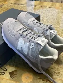 New Balance/ニューバランス スニーカー ML574 ホワイト&グレー