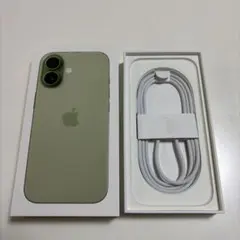 iPhone17 空箱 純正充電ケーブル付き(セージ)