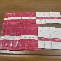 マナラホットクレンジングゲル　マッサージプラス、美容液、洗顔20包