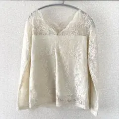 earth music&ecology レース 長袖