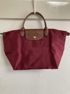 LONGCHAMP　ル・プリアージュ　オリジナル　M　ワインレッド系
