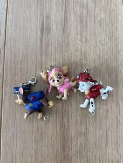 パウパトロール チャームセット　つながるマスコット　ガチャガチャ