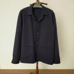 UNIQLO　ウォッシュジャージーワークジャケット　ネイビー　Ｌサイズ