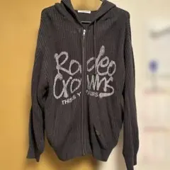 RODEO CROWNS WIDE BOWL ニットジップアップパーカー