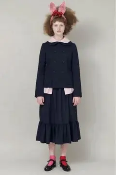 COMME des GARÇONS フレアスカート S 巻きスカート　スカーフ柄 COMME des GARÇONS フレアスカート S 巻きスカート スカーフ柄