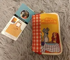 新品　ディズニー 　わんわん物語　レディ＆トランプ ポーチ付きショッピングバッグ