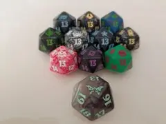 mtg 絶版 20面 クリスタルダイス など コンプ9個セット fin ff