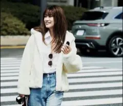 TATRAS❤︎ユモラ　ボアブルゾン