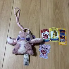 ディズニー エンジェル ぬいぐるみ マスコット ステッカーセット