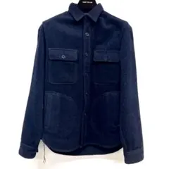 サニースポーツ フォーセイダル ウール CPO シャツ F ネイビー