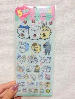 韓国限定　ちいかわ　うさぎ　ハチワレ　モモンガ3dシール レジンシール