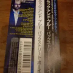 オニ143 バックストリート・ボーイズ/ブラック・アンド・ブルー