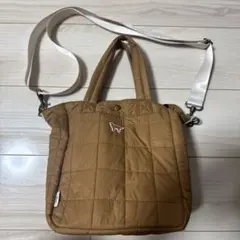 ☆美品☆dogdept ドッグデプト　ブラウンキルティングトートバッグ