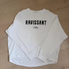 RAVISSANT 長袖Tシャツ ホワイトのサムネイル