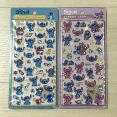 【正規品】ボンボンドロップシール スティッチ＆エンジェル らくがき　スティッチ