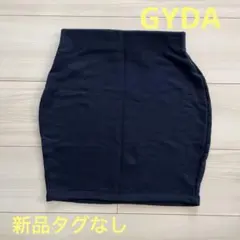 GYDA ミニスカート　フリーサイズ　レディース　女性　スウェット　ネイビー　紺
