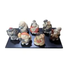 七福神の陶器置物 7体セット　幸運