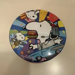 【スヌーピー】　スヌーピー収納缶 小さめの缶　ユニバーサル・スタジオ　エリア